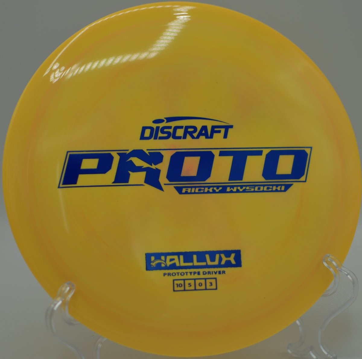 Ricky Wysocki Prototype Hallux overstable approach disc favored by Texas players across the USA