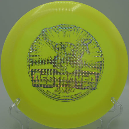Innova Ricky Wysocki Destroyer featured at Panther Creek DGC, Morristown TN for powerful forehands and long flex shots