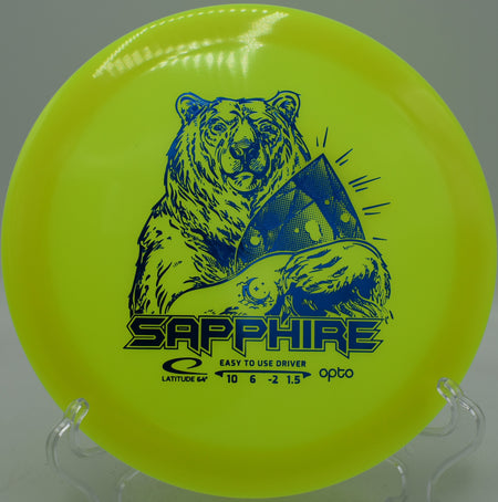 Latitude 64° Opto Moonshine Sapphire glow driver trusted for smooth turnovers at DeLaveaga Disc Golf Course in Santa Cruz, California.