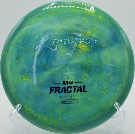 400 Fractal M4 disc golf midrange gliding on a controlled anhyzer at Porter Park Disc Golf Course, Adrian, Michigan