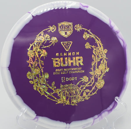 Gannon Buhr Horizon MD1 flying dead straight with minimal fade at Maple Hill Disc Golf Course in Leicester, Massachusetts.

