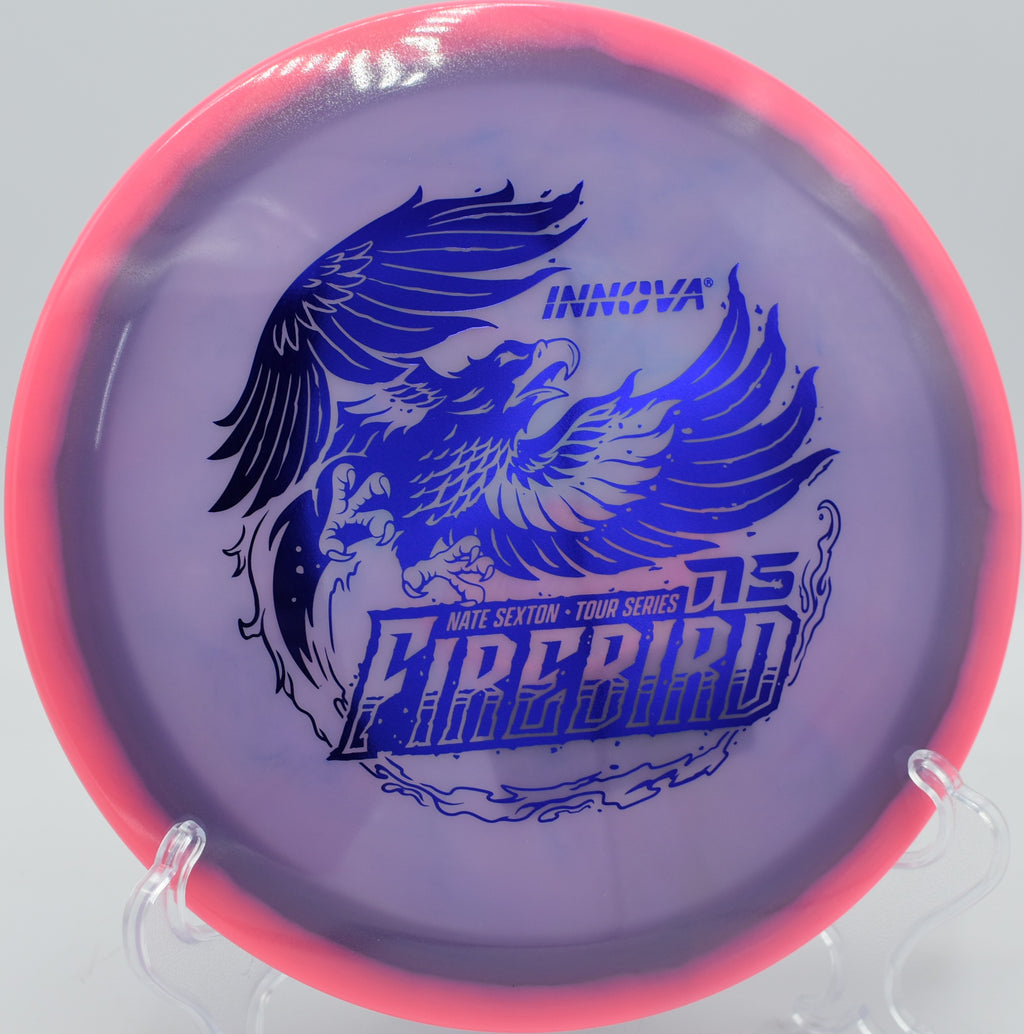 2025 Sexton Firebird punching through crosswinds with ease at Eagle Island DGC in Eagle, Idaho.

