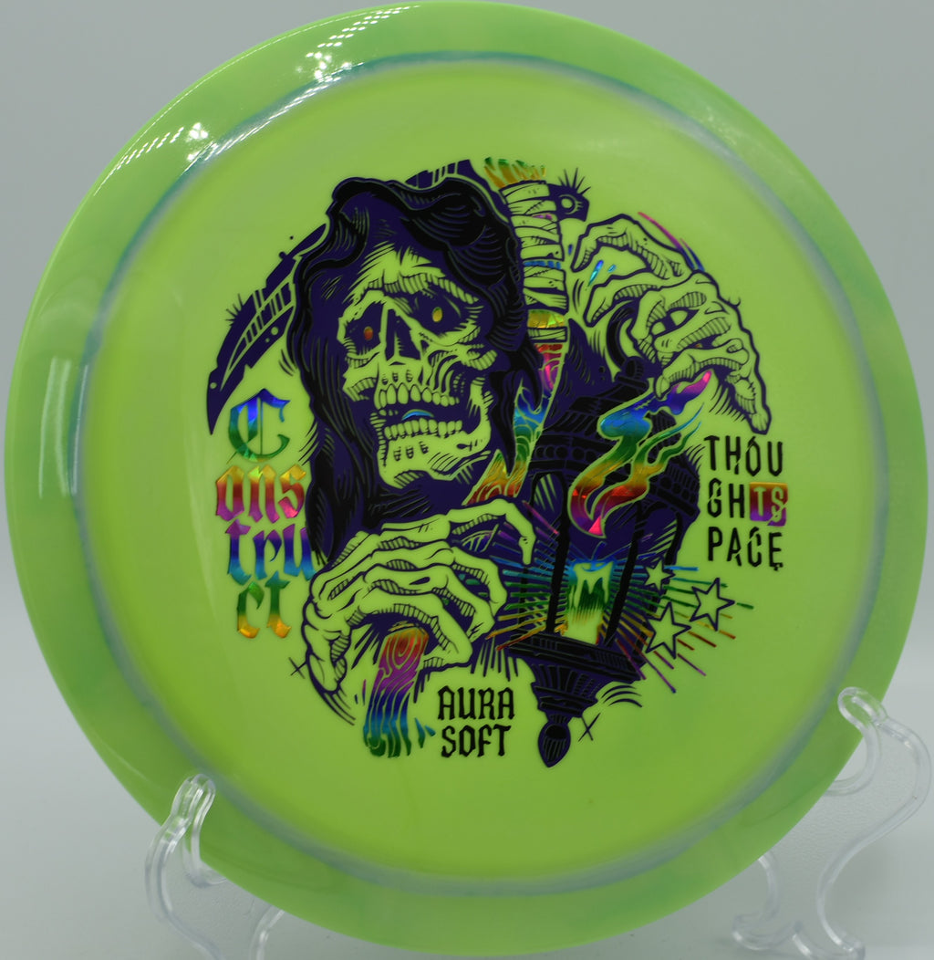 Aura Soft Construct wind-tested fairway distance shot at Northwood Black DGC in Morton, IL