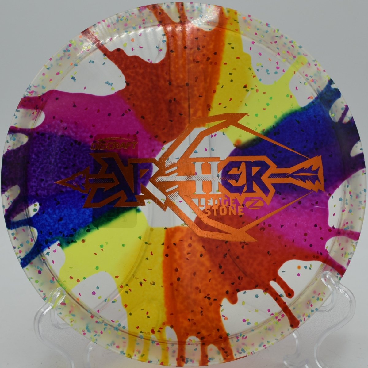 Z Archer Fly Dye Confetti disc across US courses with nationwide shipping