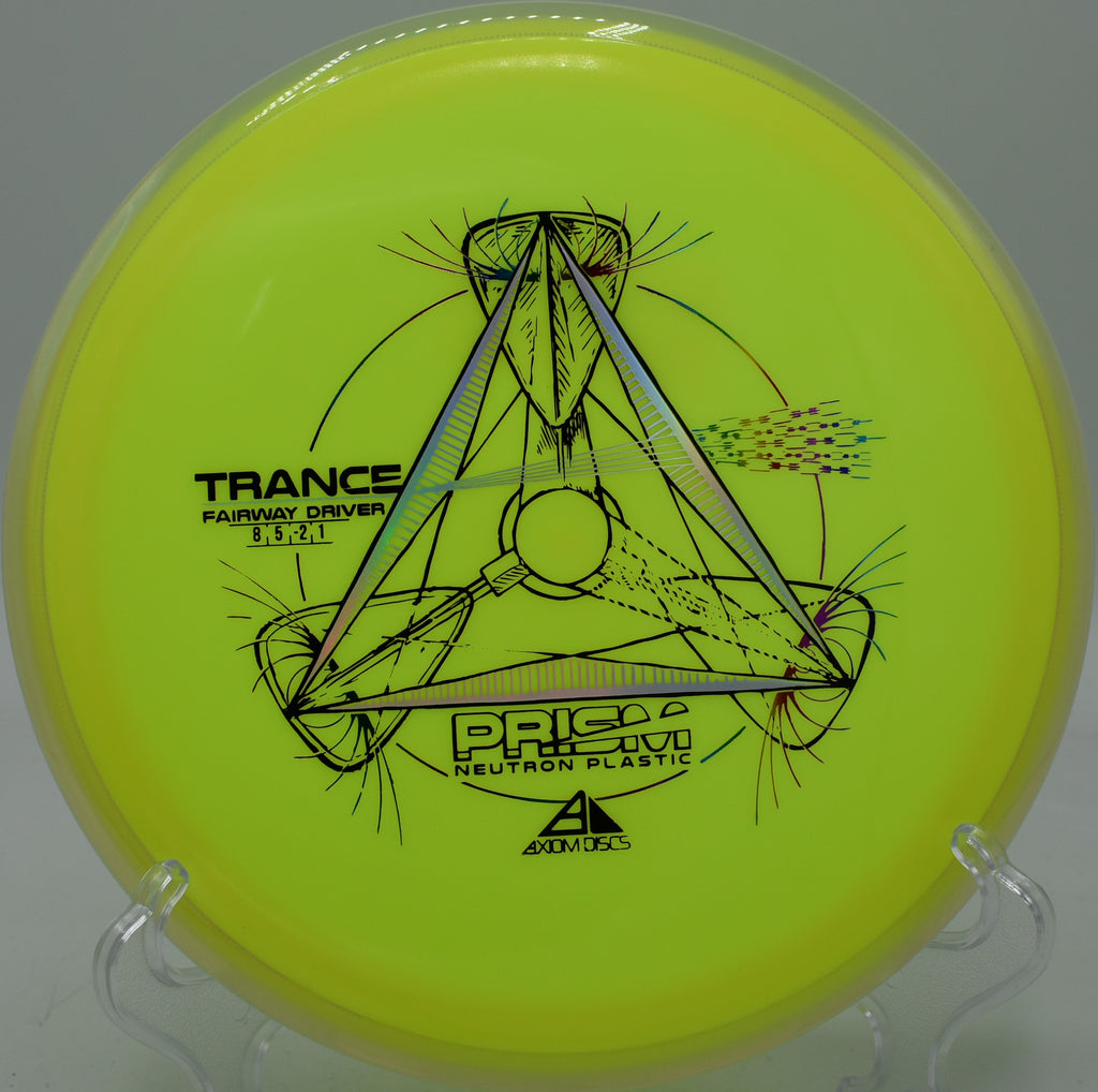 Neutron Trance effortlessly gliding into circle two on a downhill hole

