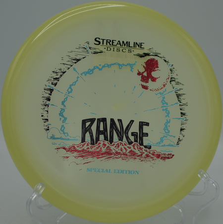 Eclipse Glow Range approaching with precision at The Toboggan Disc Golf Course in Milford, Michigan.