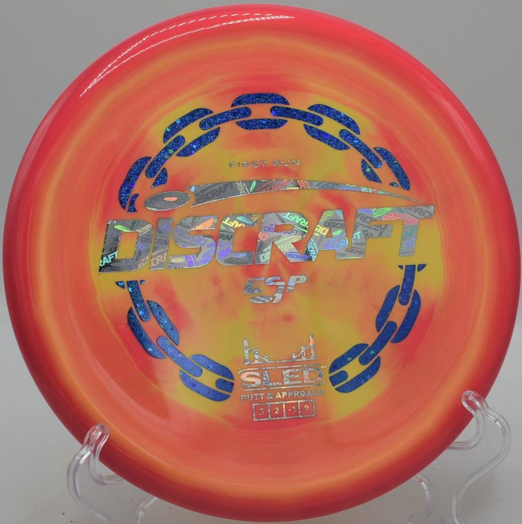 ESP First Run Sled finesse hyzer approach at Timmons Park Disc Golf Course in Greenville, South Carolina