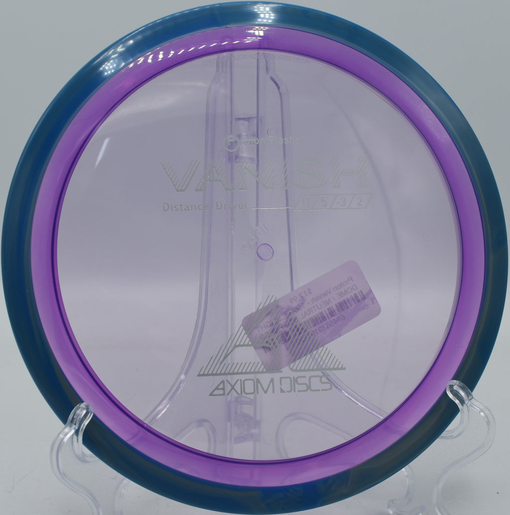 Proton Vanish flying clean on an open fairway at SeaTac DGC in SeaTac, Washington.

