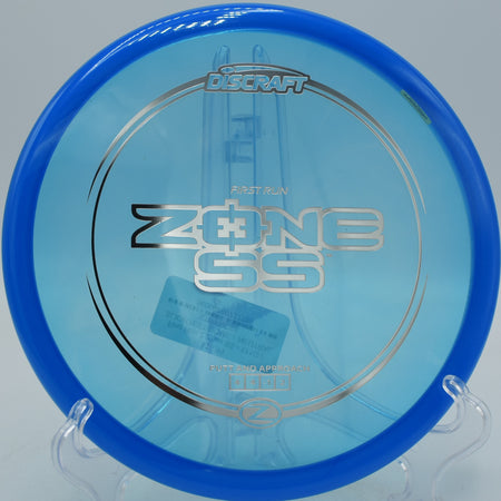 First Run Z Zone SS parked clean on the fairway at Veterans Park Disc Golf Course in Arlington, TX