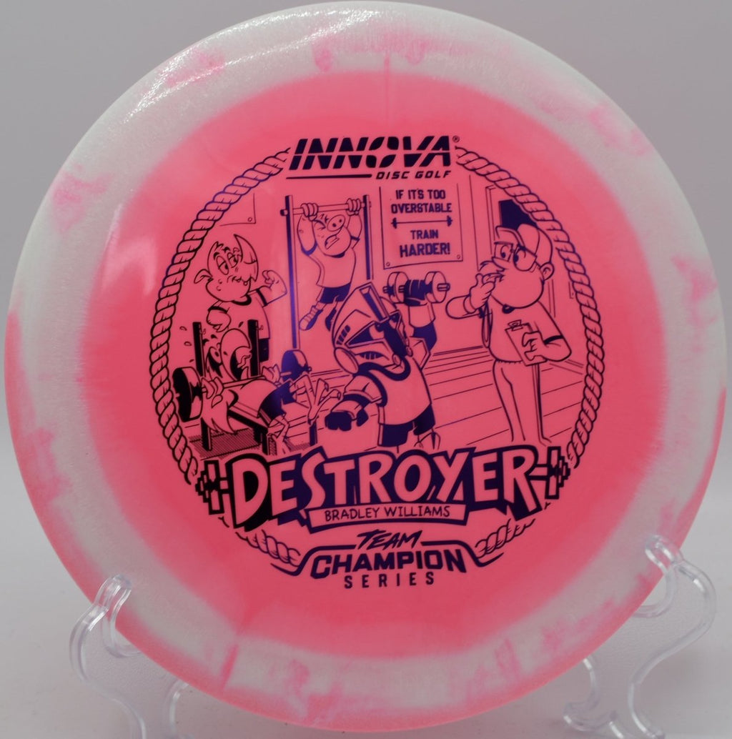 Bradley Williams Halo Star Baby Destroyer lightweight driver gliding stable at Milo East Disc Golf Course Oregon