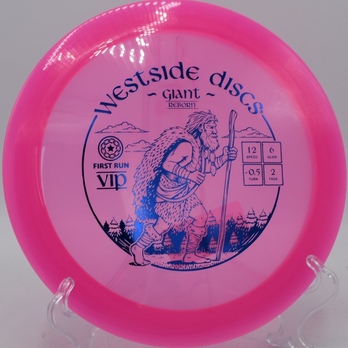 Westside VIP Giant Reborn displayed at Harmony Bends DGC, Columbia MO for dependable distance and fade