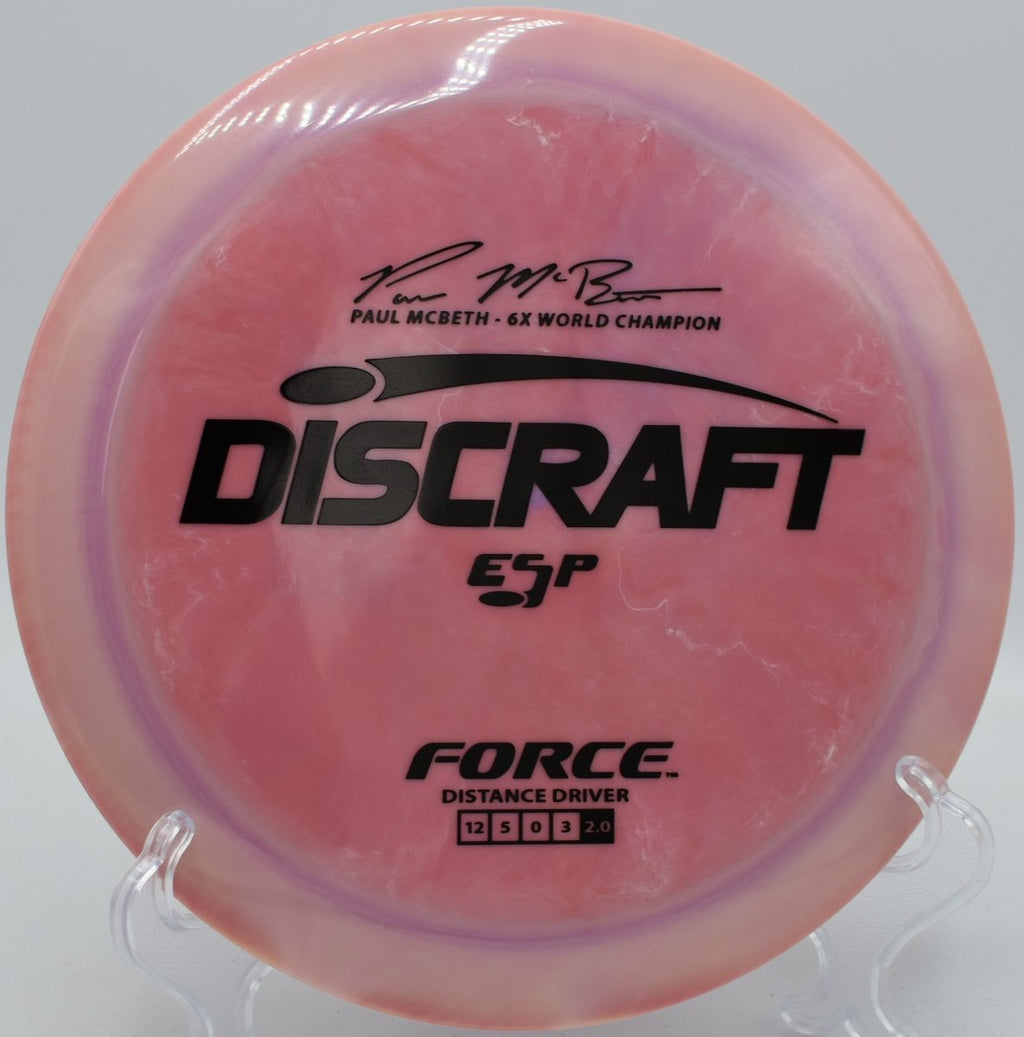 Discraft ESP Force Paul McBeth 6X distance driver dialed in across Nevada with nationwide shipping for controlled flex line shots