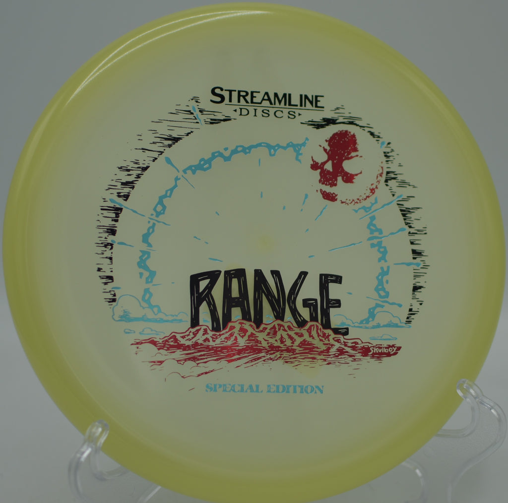 Eclipse Glow Range held steady for a laser-straight putter shot at Veterans Park Disc Golf Course in Arlington, Texas.