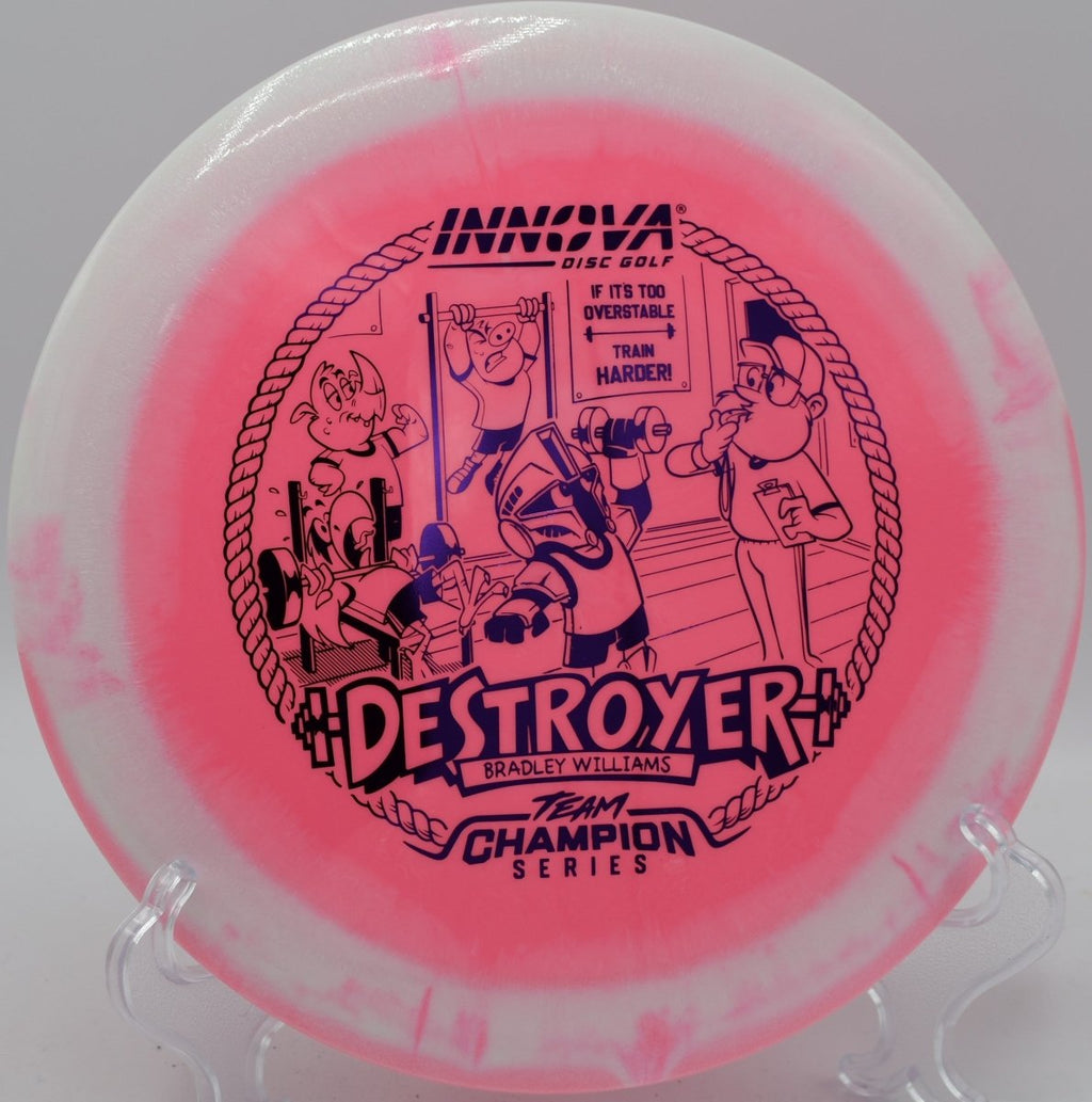 Bradley Williams Halo Star Baby Destroyer disc golf distance driver bombing fairway at Beaver State Fling course Oregon