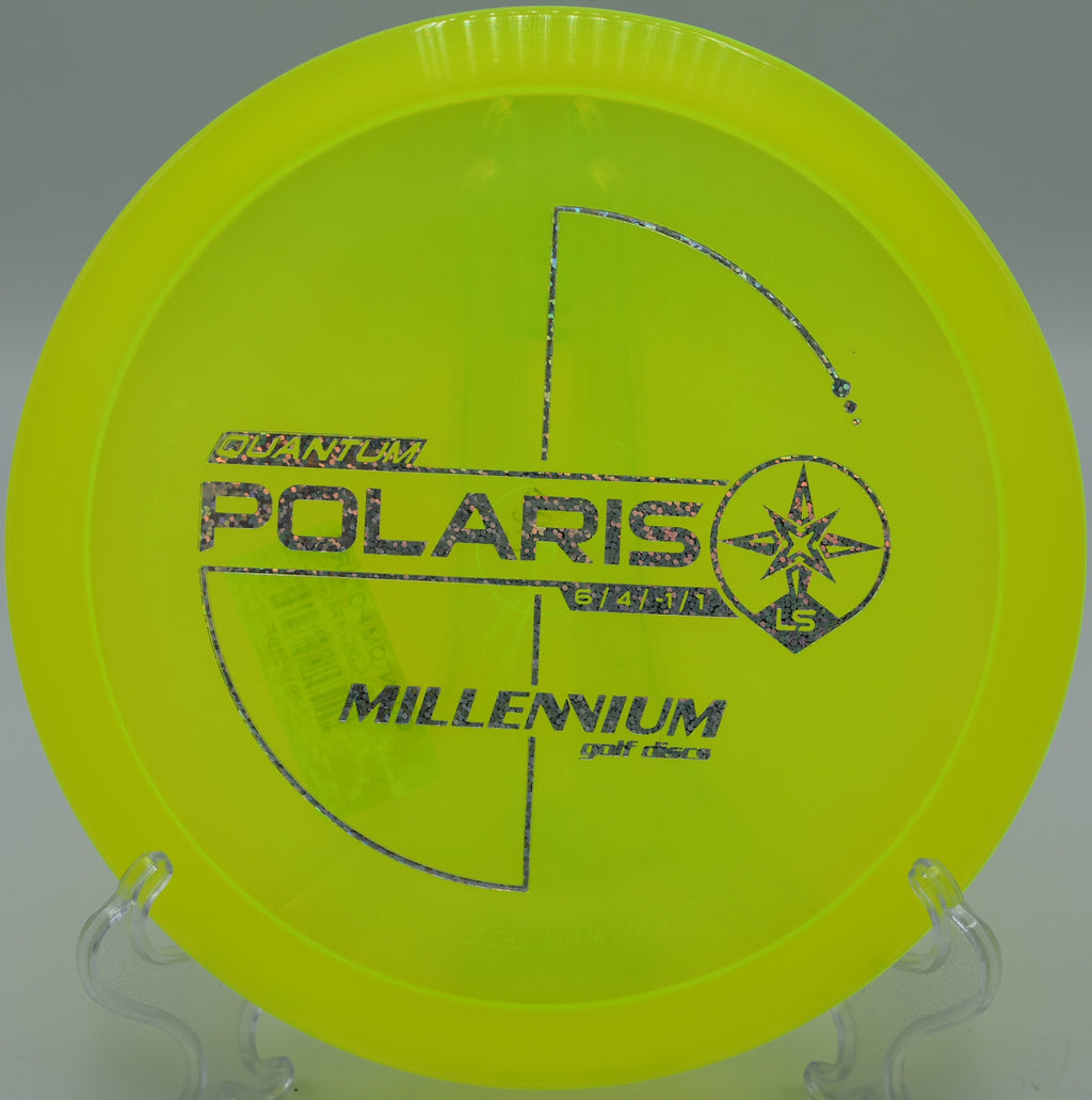 "Millennium Polaris fairway driver, built for smooth hyzer flips and precision shots, now in Des Moines, IA."
