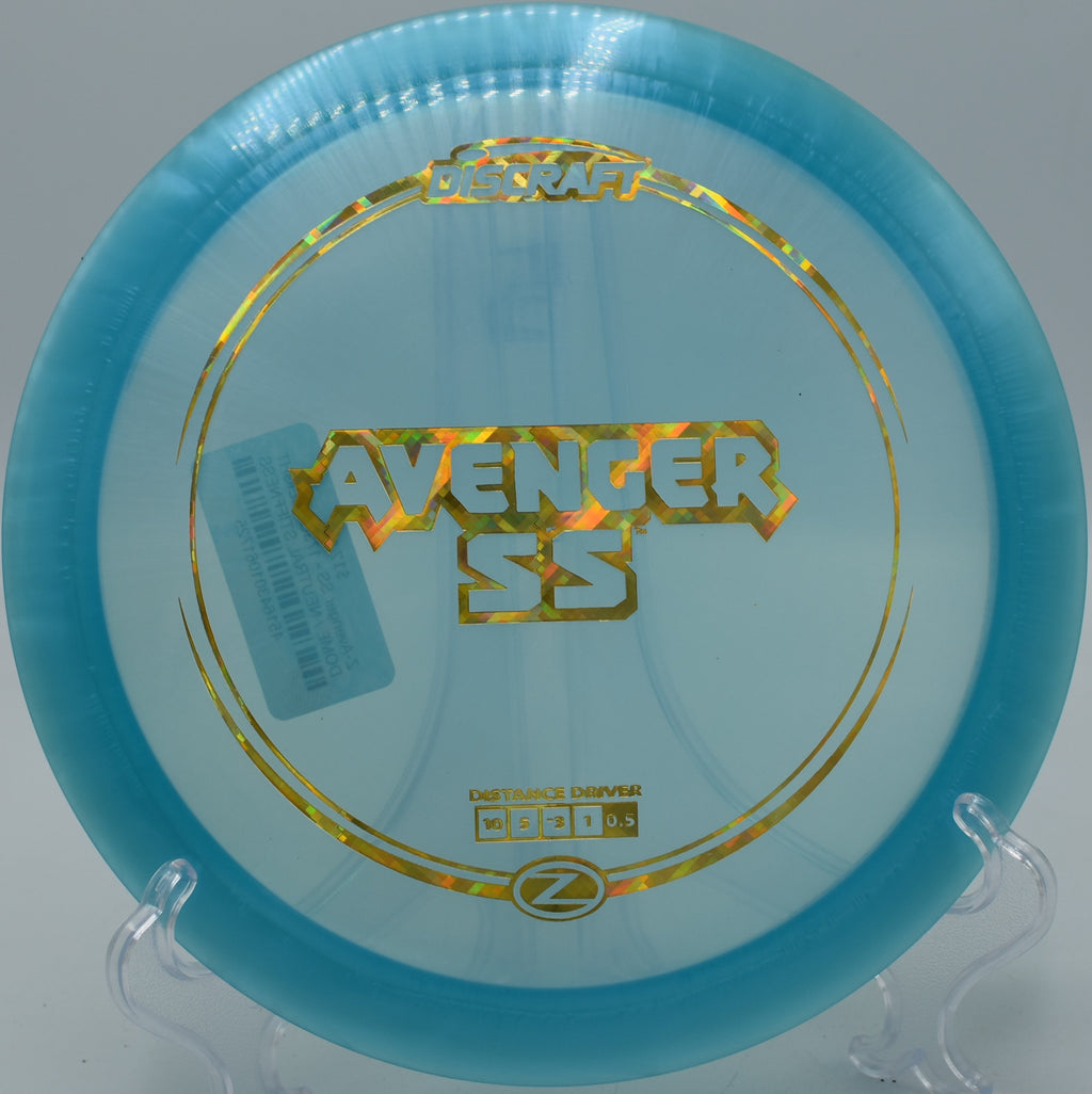 Discraft Z Avenger SS – Understable distance driver perfect for long turnovers at Eagle Ridge Disc Golf Course in Illinois.

