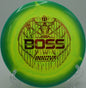 Halo Star Boss max-distance driver shaping a wide S-curve at Northwood Black in Morton, Illinois