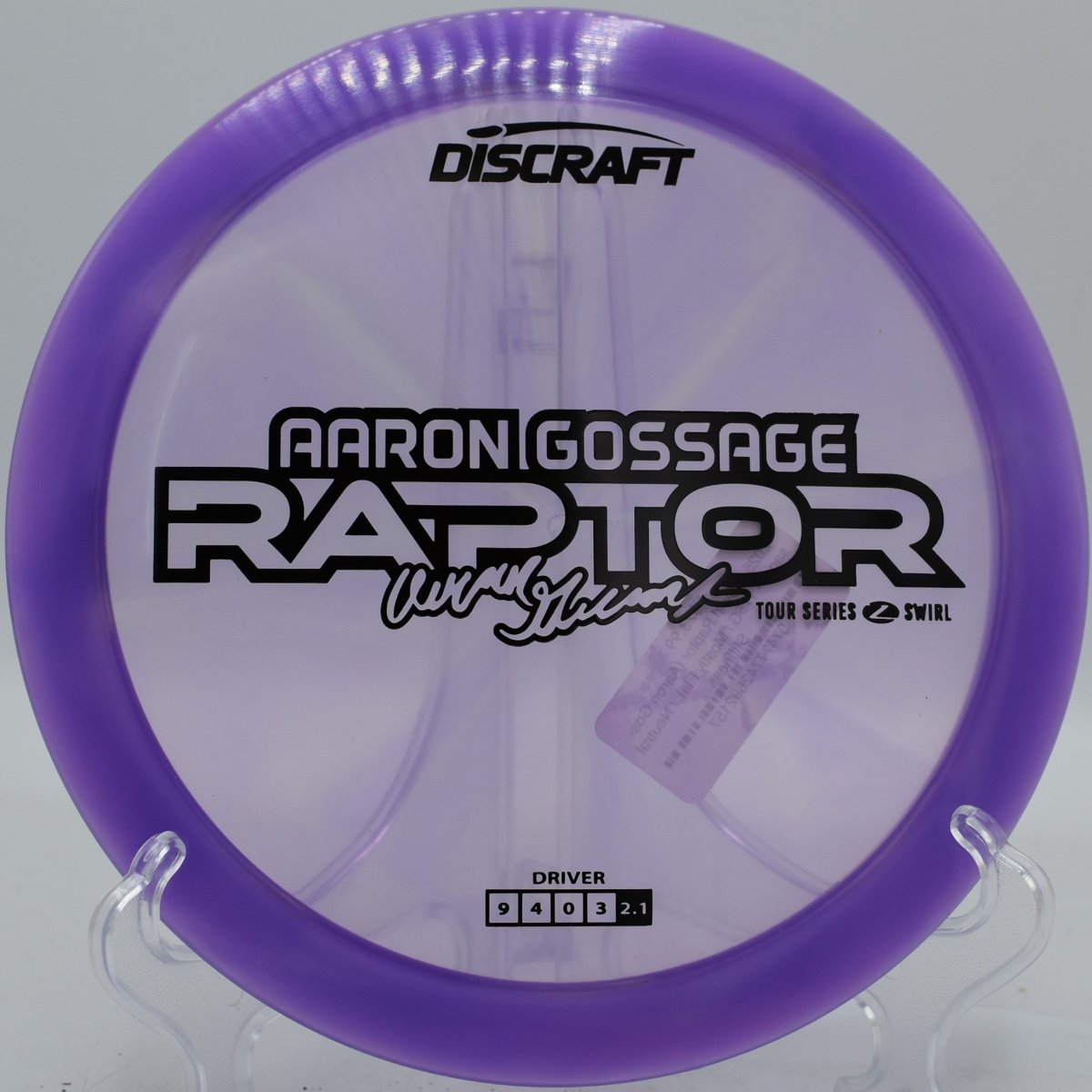 2025 Z - Swirl Raptor (Aaron Gossage) - Flexline Discs - 97477742692157