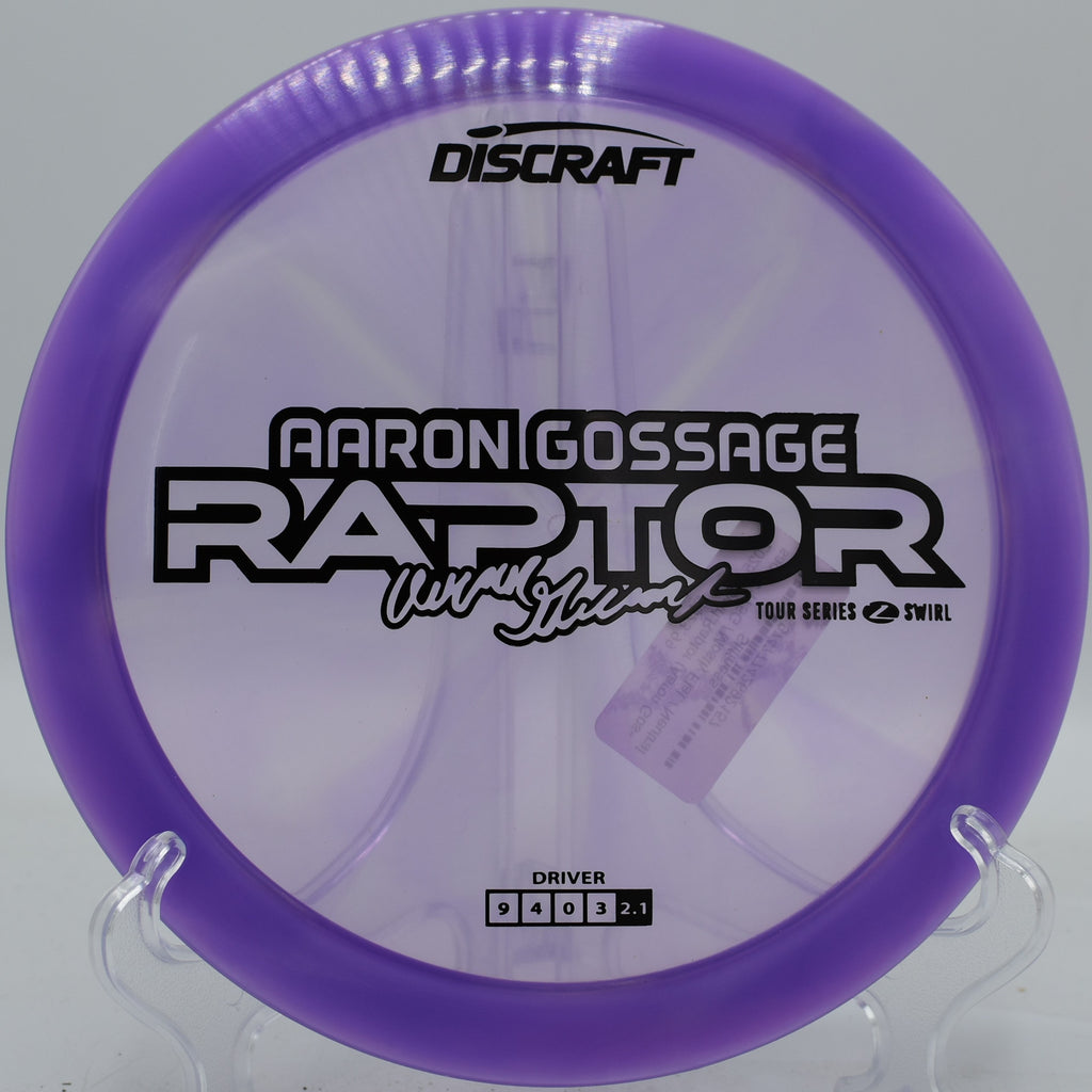 Discraft Raptor finishing hard fade at Trophy Club Park in Roanoke, Texas

