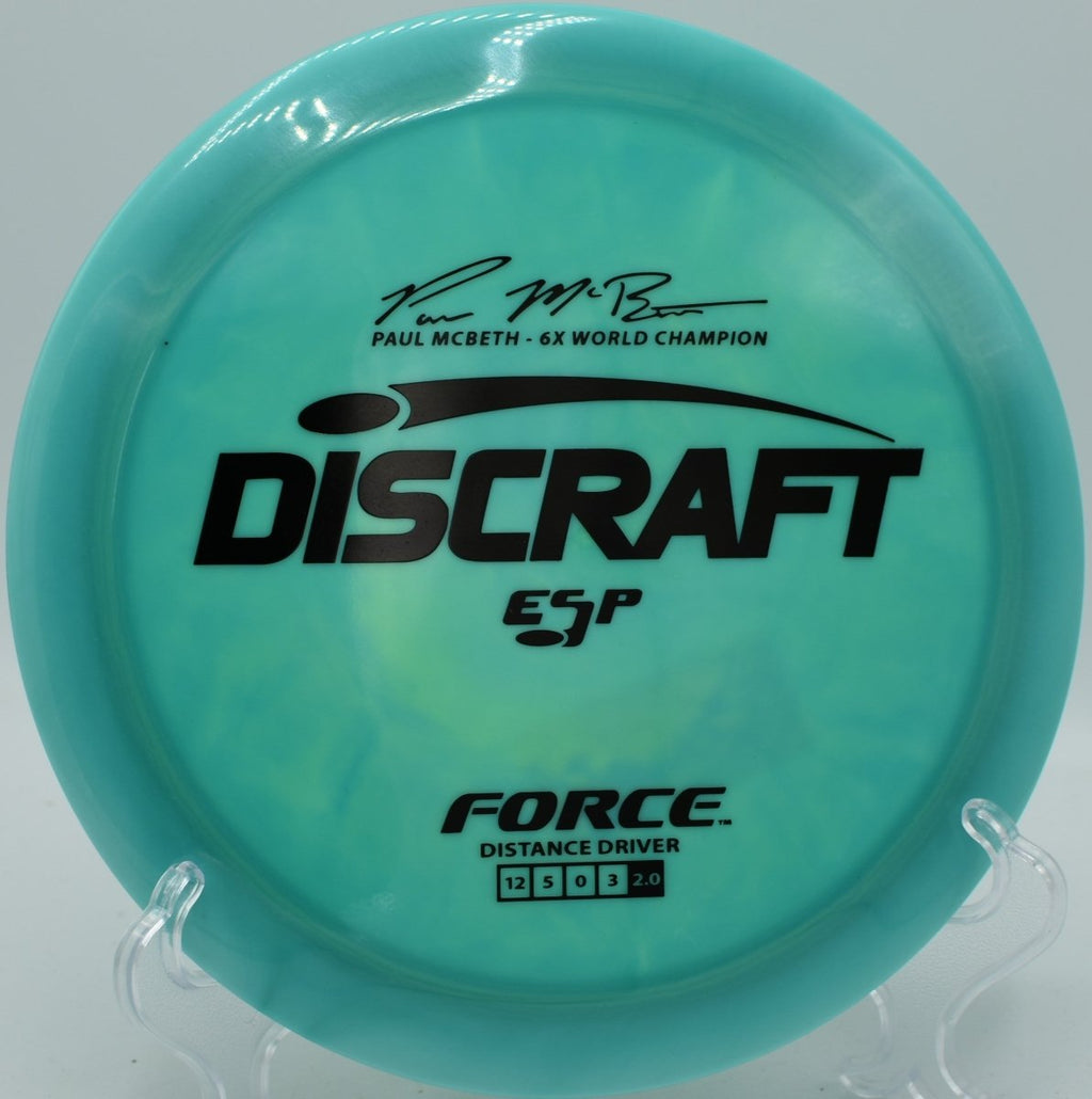 ESP Force Paul McBeth 6X driver used in Utah with nationwide shipping for reliable high speed stability