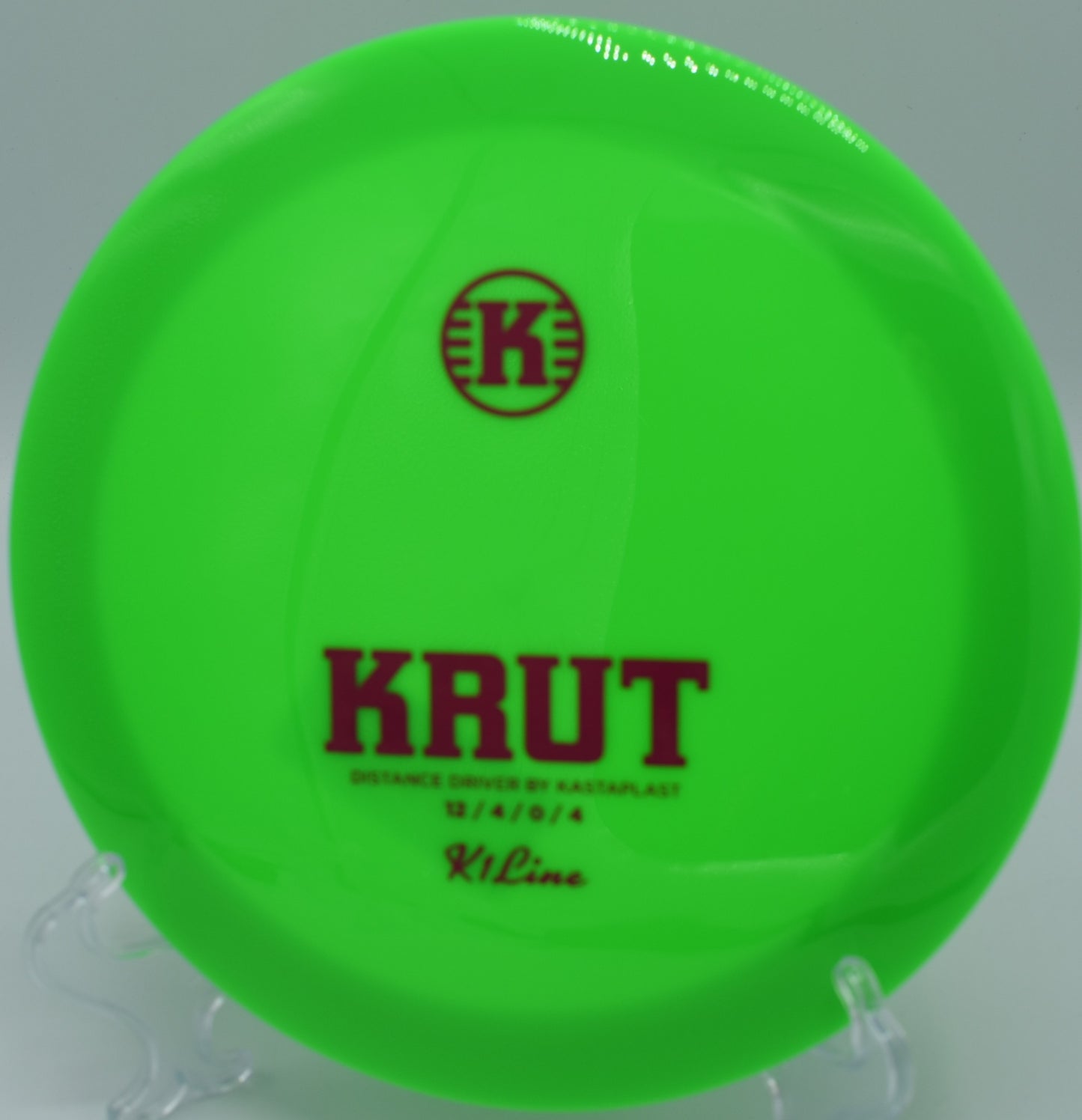 "Kastaplast Krut distance driver, perfect for power throws and overstable control in Charlotte, NC."
