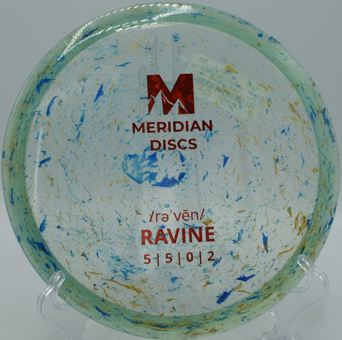 Ravine Marbled Clarus touch forehand midrange resisting torque at Silver Creek Park DGC in Joliet, IL