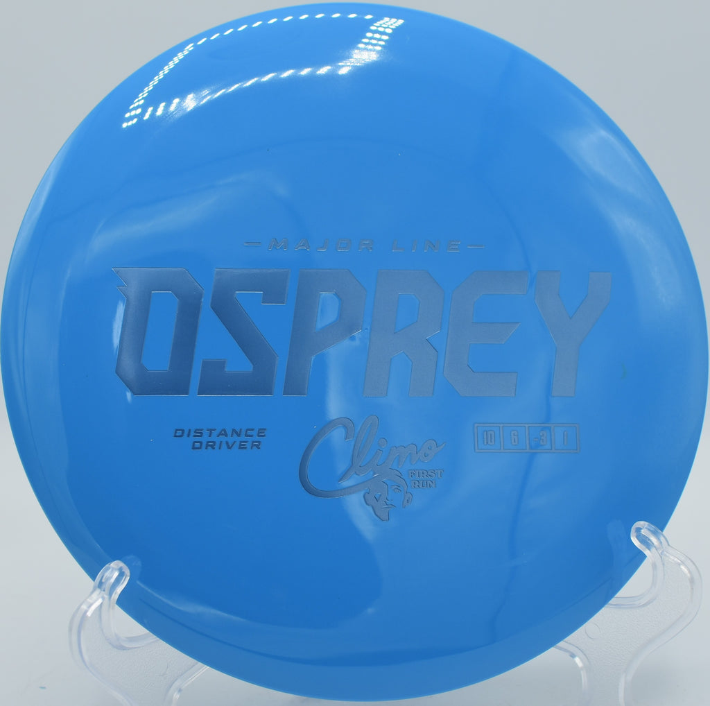 Major Line Osprey First Run gliding with precision at Maple Hill Disc Golf Course in Leicester, Massachusetts

