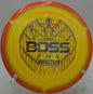 Innova Halo Star Boss high-speed forehand drive at Blue Ribbon Pines Disc Golf Course in East Bethel, Minnesota