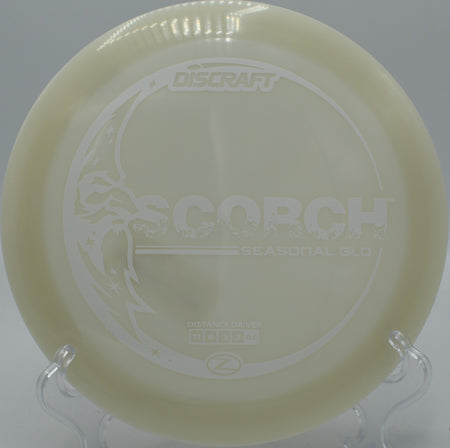 "At Nova Vista Disc Golf in Salt Lake City, UT, GLO-Z Scorch brings an explosive, fiery performance with a consistent, glowing flight path."
