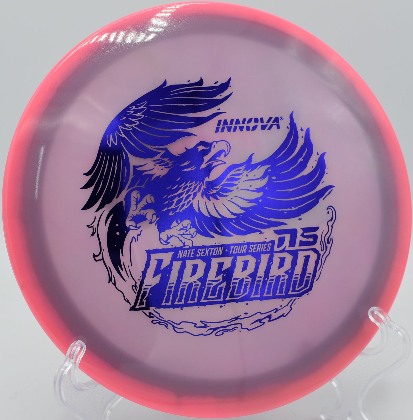 2025 Sexton Firebird pushing forward on a forced forehand angle at Bear Creek Park in Grapevine, Texas.

