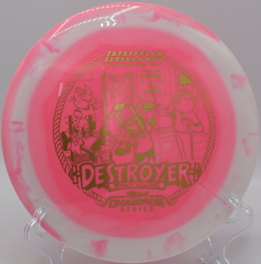 Bradley Williams Halo Star Baby Destroyer lightweight Destroyer holding fade at Smugglers Notch Disc Golf Course Vermont