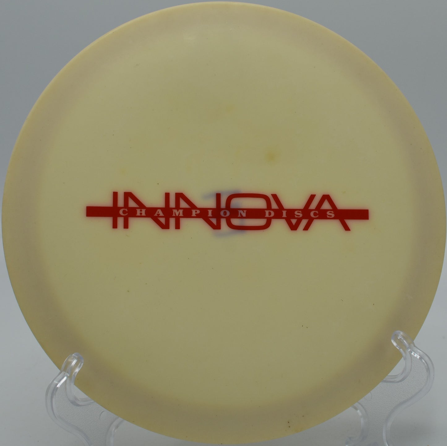 Innova Proto Banshee navigating a tight fairway with a reliable fade on Hole 14 at Paw Paw Tunnel Disc Golf Course, Oldtown, Maryland.