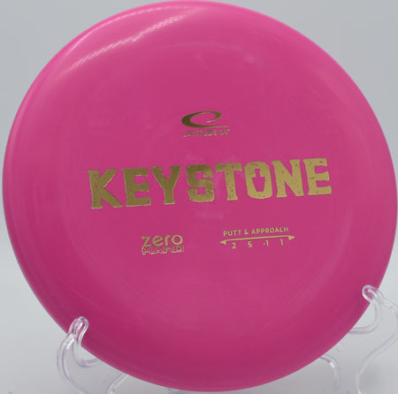 Keystone in Zero Hard plastic flying flat at Hornets Nest DGC in Charlotte, North Carolina, trusted for clean releases and understable putting lines.

