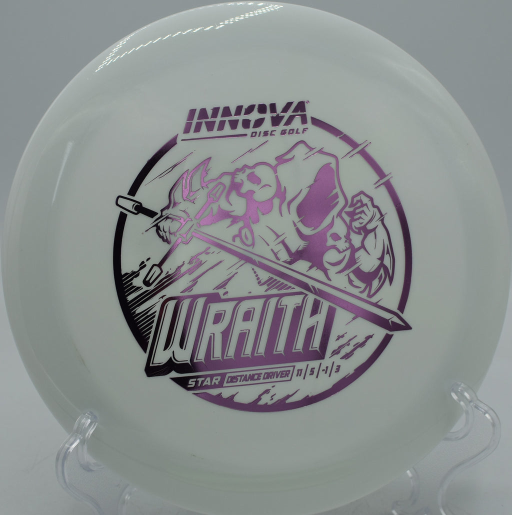 Star Wraith powerful distance driver launched downhill at Milo McIver Disc Golf Course in Estacada, Oregon