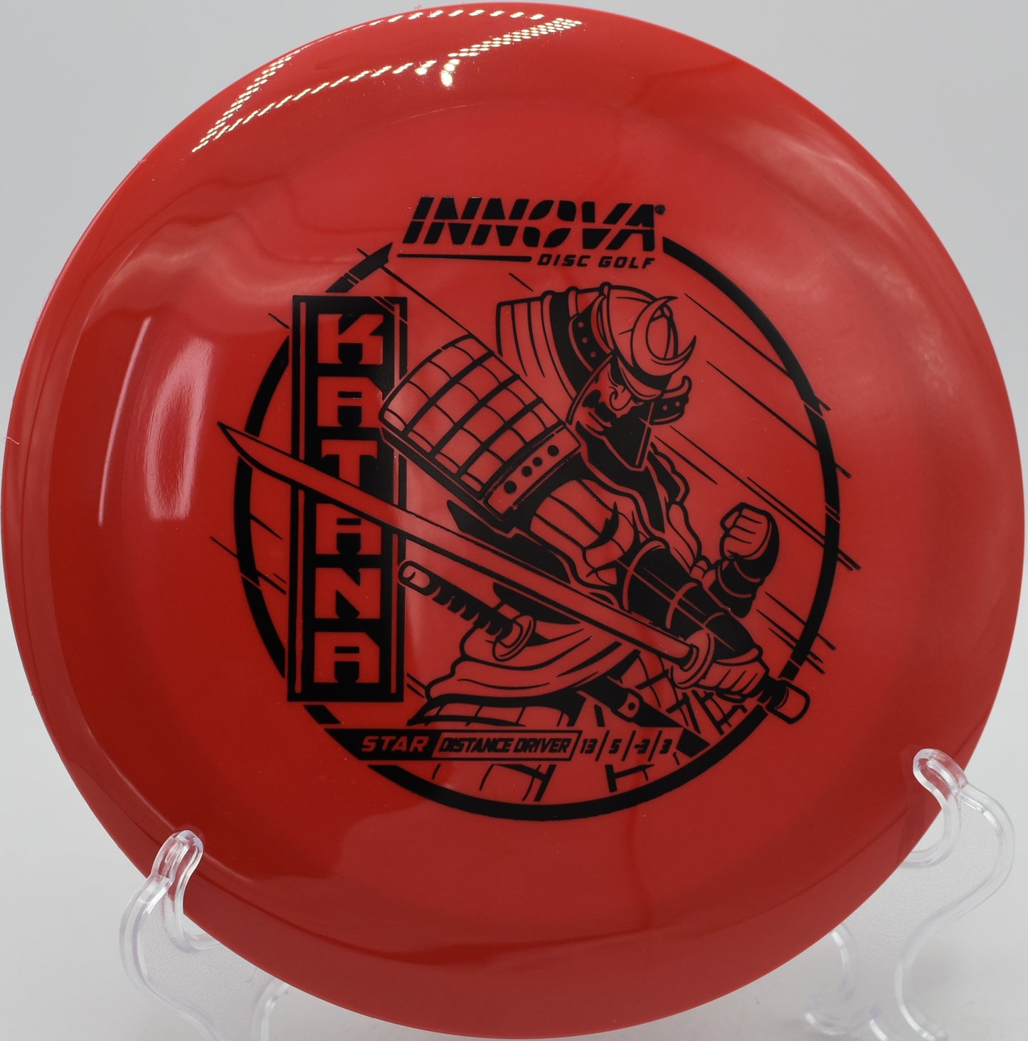 Star Katana hyzer-flip distance drive at Blue Ribbon Pines Disc Golf Course in East Bethel, Minnesota
