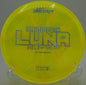 Z Swirl Luna hovering above the circle at Lake Marshall Disc Golf Course in Montross, Virginia, trusted for controlled spin putts and fade-stable upshots.


