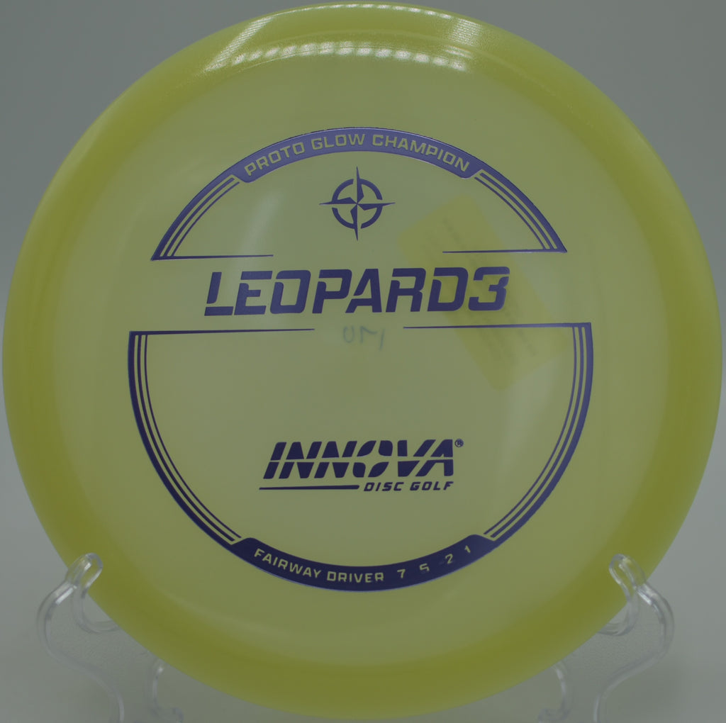Innova Leopard3 smooth release line drive across open fairway at Harmony Bends, Columbia MO