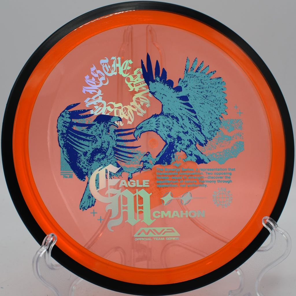Eagle McMahon Team Series Resistor showing perfect forehand stability at The Rez DGC in Brandon, Mississippi

