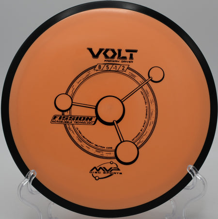 "MVP Fission Volt – Precision-driven flight ideal for shaping tight gaps at Trophy Lakes DGC in South Carolina."


