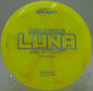 Luna in Z Swirl plastic flying straight at Eagles Crossing in Hawk Point, Missouri, ideal for backhand approaches with reliable fade.

