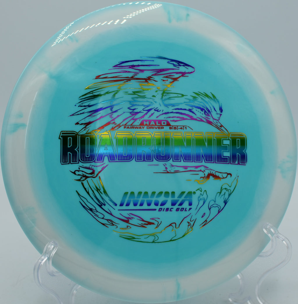 Halo Star Roadrunner disc carving a long turnover line at DeLaveaga Disc Golf Course in Santa Cruz, California