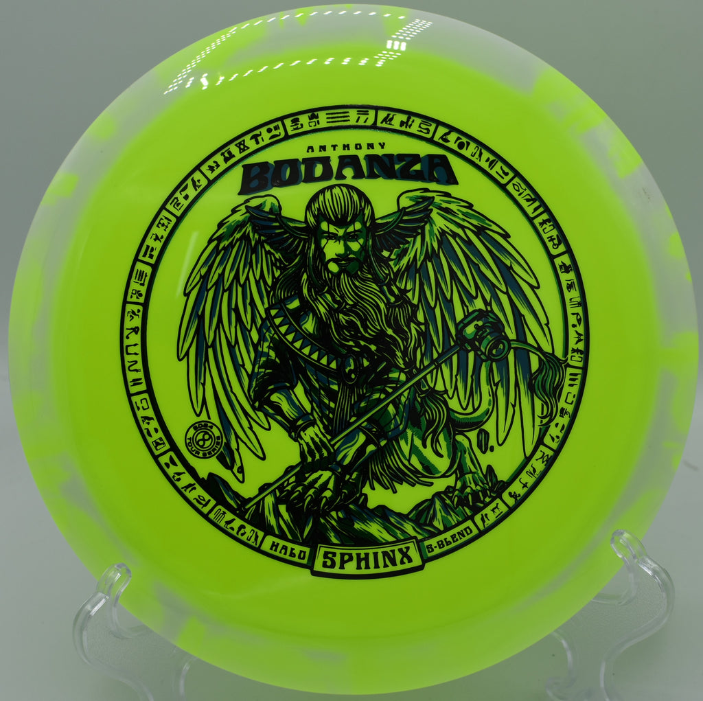 Infinite Discs Halo S-Blend Sphinx carving a smooth turnover on Hole 9 at Rock Ridge Disc Golf Course, Pittsboro, North Carolina.
