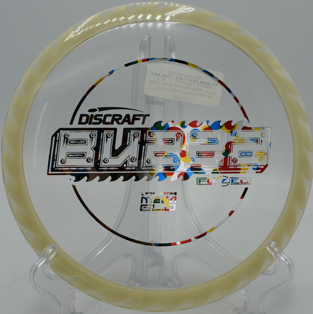 CryZtal FLX BuzzzSaw disc with glowing edge flying flat and far at Patriots Park, GA