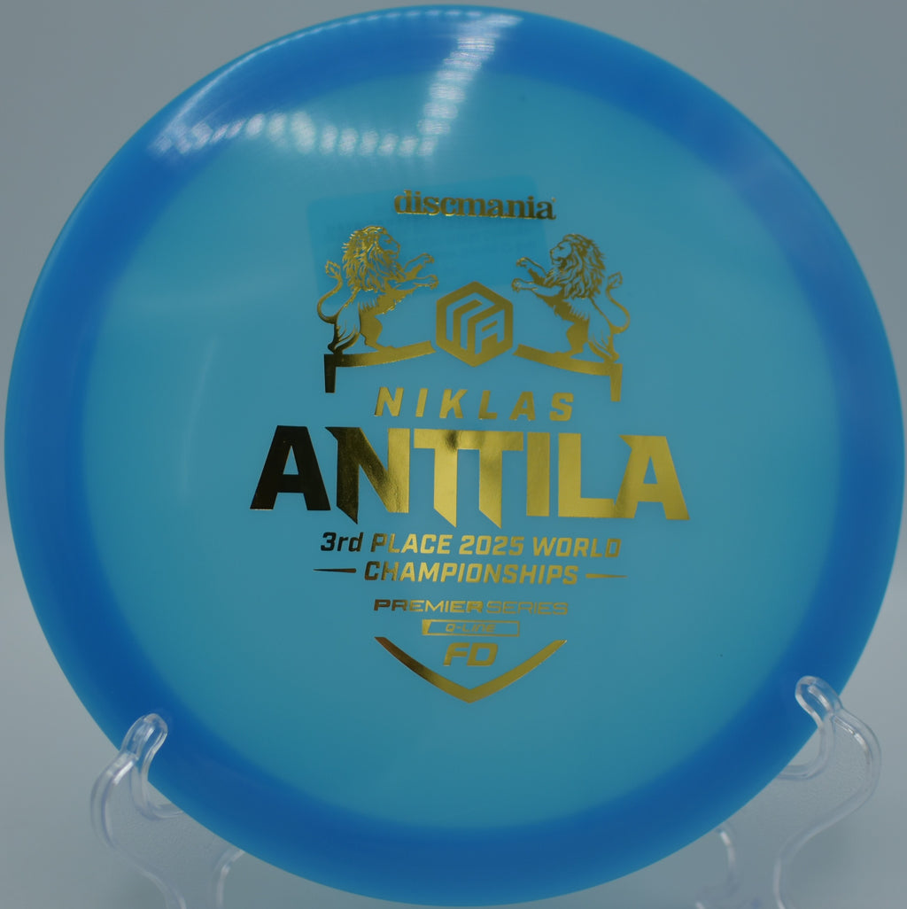 Discmania Q-Line FD released flat with minimal fade at The Beast Disc Golf Course in Waco, Texas.