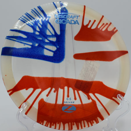 Discraft FlyDye Cicada released on a low line drive at Lincoln Ridge in Independence, Kentucky.

