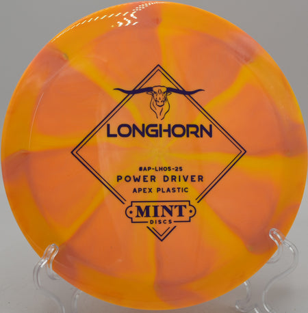 Mint Discs Apex Swirl Longhorn stable driver bombed off the tee at Blue Ribbon Pines in East Bethel, Minnesota