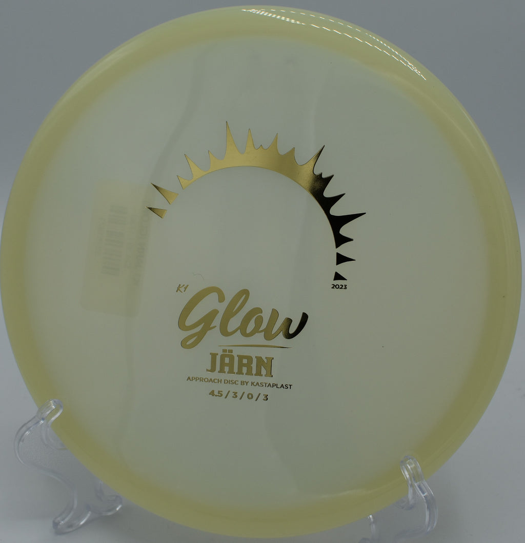 K1 Jarn (Glow) disc golf driver, perfect for night games and precision throws. Available nationwide, including Minneapolis, MN.