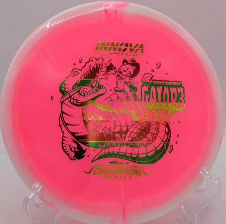 Innova Halo Champion Gator3 flat top midrange providing dependable fade control in Bend Oregon
