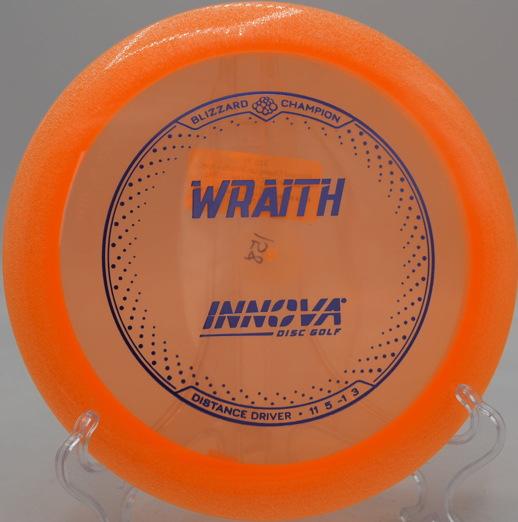 Blizzard Champion Wraith flying on a turnover line through the woods at Highland Road Park in Baton Rouge, Louisiana