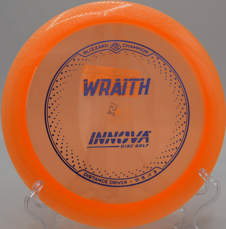 Blizzard Champion Wraith flying on a turnover line through the woods at Highland Road Park in Baton Rouge, Louisiana